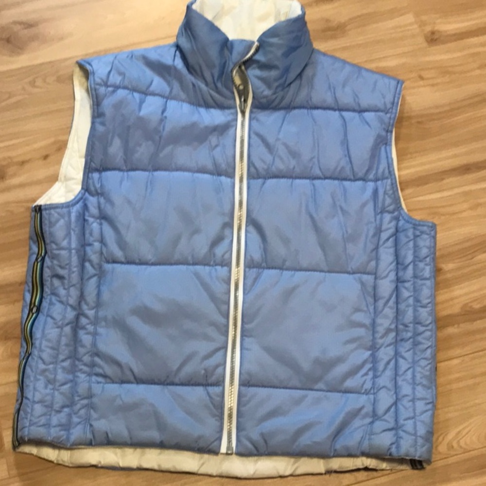 Vintage BOMBSHELL reversible quilted vest